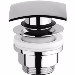 Piletta clic clac Jacuzzi Rubinetteria easy rapid in ottone con testa quadra Piletta clik clak in ottone cromato Jacuzzi | Ru ...