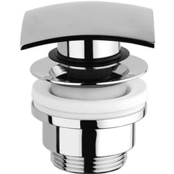 Jacuzzi - Piletta Click Clack Rubinetteria cromata universale a testa quadra con o senza troppopieno universale