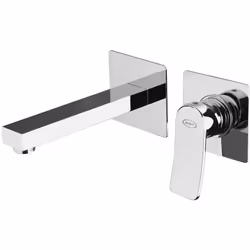 Tank Jacuzzi | Rubinetteria miscelatore lavabo a muro squadrato in ottone cromato anticalcare Design accattivante per Tank, i ...
