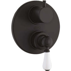 Miscelatore Jacuzzi rubinetteria doccia incasso con deviatore serie Tosca finitura nero opaco