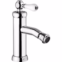 Miscelatore per bidet Tosca di Jacuzzi Rubinetteria cromo e bianco per piletta click clack Tosca è una collezione di miscelat ...