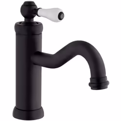 Miscelatore per lavabo serie Tosca nero opaco e bianco di Jacuzzi Rubinetteria per piletta click clack La collezione di misce ...