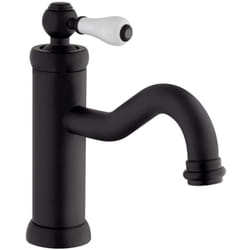 Miscelatore lavabo nero opaco Jacuzzi Rubinetteria serie Tosca per piletta click clack