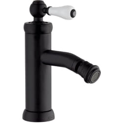 Jacuzzi - Rubinetto bidet serie Tosca nero opaco di Rubinetteria per piletta click clack