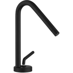 Rubinetto per lavabo nero opaco Lumos di Jacuzzi Rubinetteria per piletta click clack