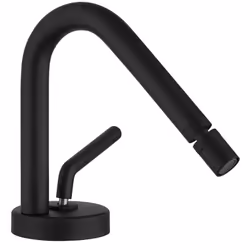 Miscelatore da Bidet Jacuzzi Rubinetteria serie Lumos in colorazione nero opaco per piletta click clack Il miscelatore per bi ...