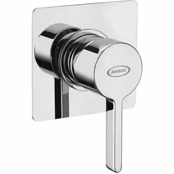 Miscelatore doccia incasso cromo lucido di Jacuzzi Rubinetteria serie Fiamma in ottone Design essenziale e linee semplici per ...