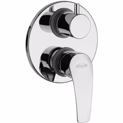 Jacuzzi | Rubinetteria Lucente incasso doccia con deviatore due uscite Cod. 0LU00400JA00 Il miscelatore incasso doccia con de ...