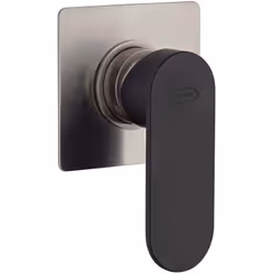 Miscelatore doccia incasso Jacuzzi Rubinetteria serie Borea bicolore Nichel e nero opaco Il miscelatore doccia incasso Borea  ...