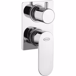Miscelatore doccia incasso con deviatore a due uscite cromo lucido Jacuzzi Rubinetteria serie Borea Borea di Jacuzzi | Rubine ...