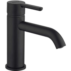 Miscelatore lavabo Jacuzzi rubinetteria Sunset nero per piletta click clack
