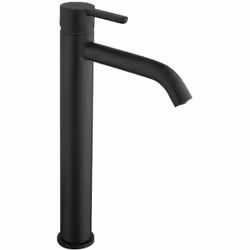 Rubinetto miscelatore lavabo alto nero opaco Jacuzzi | Rubinetteria serie Sunset per piletta click clack Rubinetto per lavbo  ...