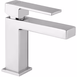 Miscelatore per lavabo forma quadrata serie Twinkle di Jacuzzi Rubinetteria per piletta click clack Rubinetto per lavabo seri ...