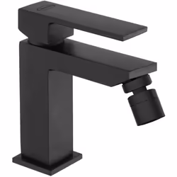 Rubinetto per bidet in ottone nero opaco modello Twinkle di Jacuzzi Rubinetteria per piletta click clack Design essenziale pe ...