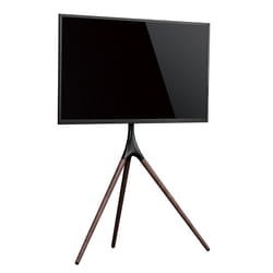 Munari KE088NS Supporto TV a parete 55" Nero, Legno