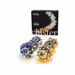 Twinkly Cluster è una rivoluzionaria catena di 400 luci a LED AWW (ambrato e bianco) programmabile che, grazie alla speciale  ...