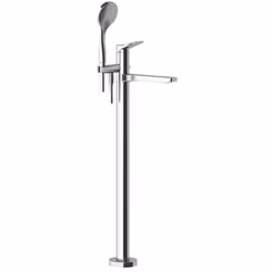 Gessi Rilievo 1x set pronto per il montaggio per il raccordo della vasca da bagno free-standing Bocca di erogazione della vas ...