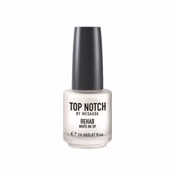 Top Notch by Mesauda Rehab White Me Up, 14 ml, 14 ml, Bianco, Bottiglia, BUTYL ACETATE, ETHYL ACETATE, NITROCELLULOSE, ADIPIC ...