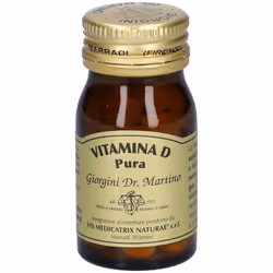 Dr. Giorgini Vitamina D Pura è un integratore a base di Vitamina D pura utile in caso di carenze vitaminiche o aumentato fabb ...