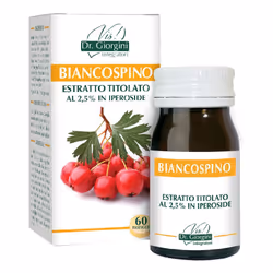 Integratore alimentare con estratto di biancospino, noto per le sue proprietà rilassanti e cardiotoniche. Supporta il benesse ...