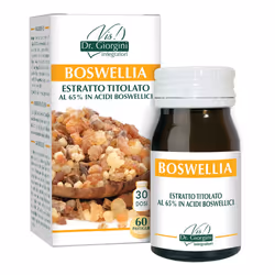 Dr Giorgini Boswellia è un integratore alimentare indicato per favorire il benessere delle articolazioni. Confezione da 60 pa ...
