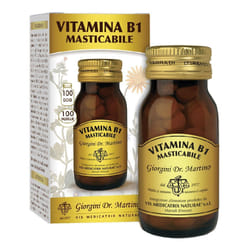 Dr. Giorgini Vitamina B1 Masticabile Integratore Ricostituente 100 Pastiglie
