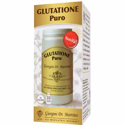 Glutatione Puro è un integratore alimentare ricostituente, che dona energie e forze e combatte contro lo stress. Confezione d ...