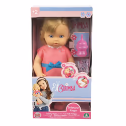 Birimba Sederino Rosso, Bambola bambina, Femmina, 2 anno/i, Ragazza, Beige, Blu, Rosa