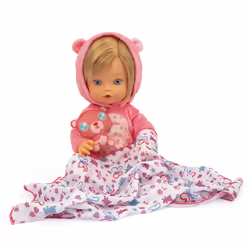 Birimba Dolce Nanna, Bambola bambina, Femmina, 2 anno/i, Ragazza, Beige, Blu, Rosa