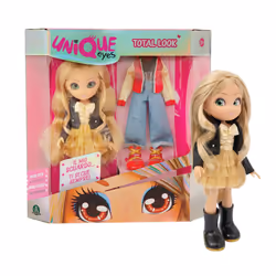 Magic Eyes Bambola articolata alta 25cm, con occhi grandi magici e profondi, segue il tuo sguardo, Amy, Sofia e Rebecca Fashion Doll con extra outfit - Vista aggiuntiva 4