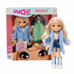 Magic Eyes Bambola articolata alta 25cm, con occhi grandi magici e profondi, segue il tuo sguardo, Amy, Sofia e Rebecca Fashion Doll con extra outfit - Vista aggiuntiva 5