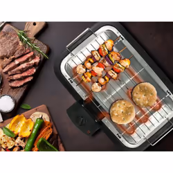 Beper BT.410 griglia per raclette 2000 W Nero, Acciaio inox