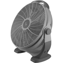 Beper - P206VEN560 Ventilatore da terra, 100W di potenza, Ventilatore da pavimento con 5 Pale grandi, 3 Velocità selezionabili, Grigio