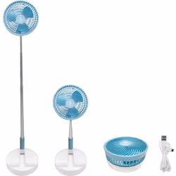 Questo piccolo ventilatore ricaricabile è perfetto per rinfrescare ogni momento della giornata. Grazie al palo telescopico es ...