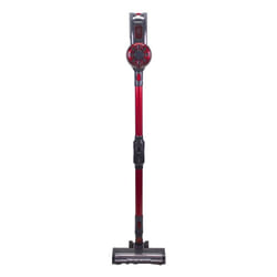 Beper P202ASP100 scopa elettrica Aspirapolvere a bastone 2 in 1 Batteria Secco Senza sacchetto 0,5 L 120 W Nero, Rosso 2,2 Ah