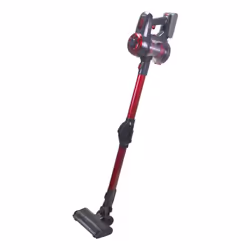 Beper P202ASP100 scopa elettrica Aspirapolvere a bastone 2 in 1 Batteria Secco Senza sacchetto 0,5 L 120 W Nero, Rosso 2,2 Ah