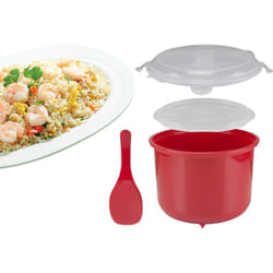 Beper - C106CAS001 Cuociriso Microonde da 2.6L - Cuoci Riso, Cereali, Legumi, Couscous al Microonde, bpa Free
