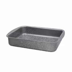 Tognana Porcellane Lasagnera 40x28H7.5cm, Teglia per cuocere la lasagna, Rettangolare, Alluminio, Nero, 6,5 L, 280 mm