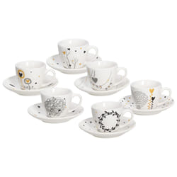 Tognana Porcellane Goldy tazza Multicolore Caffè 6 pz
