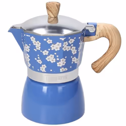 Tognana Porcellane V44300BJAPA, Moka, Blu, Alluminio, 3 tazze, 1 pz
