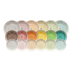Tognana Porcellane Servizio Tavola 18 Pezzi Forma Louise Decoro M064 Capetown
