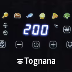 Tognana Porcellane D2DFA05IRZU friggitrice Singolo 8 L Indipendente 2000 W Friggitrice ad aria calda Nero, Blu - Vista aggiuntiva 7