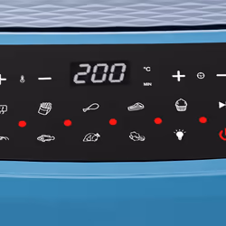 Tognana Porcellane D2DFA06IRZU friggitrice Singolo 9,2 L Indipendente 2150 W Friggitrice ad aria calda Nero, Blu