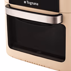 Tognana Porcellane D2DFA07IRCH friggitrice Singolo 11 L Indipendente 2000 W Friggitrice ad aria calda Beige, Nero