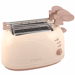 Tognana Porcellane D2DTN03IRCH, 2 fetta/e, Champagne, Plastica, Pulsanti, Manopola, 750 W, 220 - 240 V