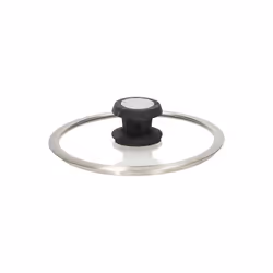 Tognana Porcellane WS558C6SPHA, Rotondo, Trasparente, Vetro, Acciaio inox, Nero, 24 cm