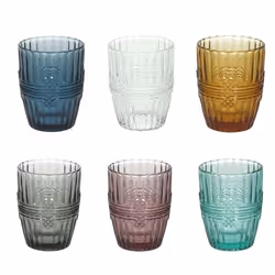 Tognana Porcellane N3585E8M099, Colori assortiti, Vetro, 6 pz, Rotondo, Chiara, 280 ml