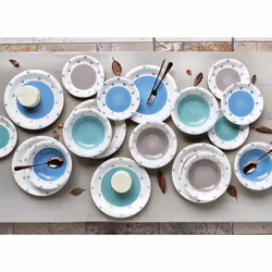 Tognana Porcellane Lovely servizio da tavola 18 pz Porcellane dure Multicolore