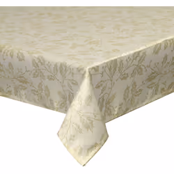 Tognana Porcellane Holly Gold, Rettangolare, Oro, Poliestere, Tovaglia, 140 x 240 cm, 1 pz