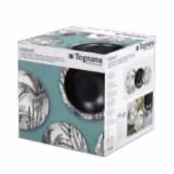 Tognana Porcellane MC070186131 servizio da tavola 18 pz Porcellana, Porcellane dure Nero, Bianco - Vista aggiuntiva 2